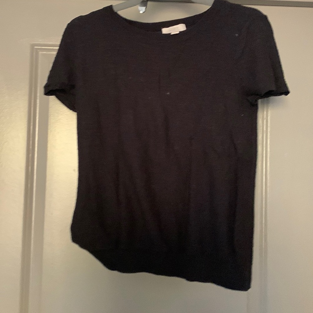 Loft Short Sleeve Shirt - Black - Women’s S